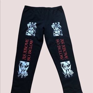 Baphomet sweatpants 3XL size as above so below